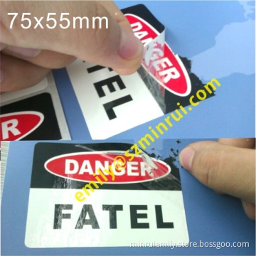 Custom Laminated Eggshell Stickers,water Proof And Sun Proof Ink Egg Shell Stickers,warning Labels With Permanent Glue 